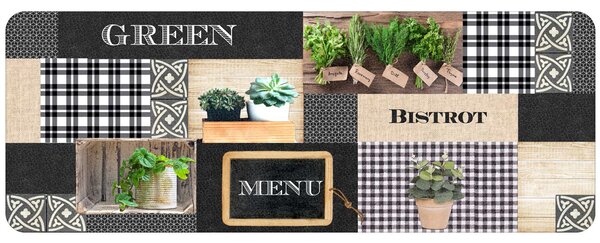 Χαλί Διαδρόμου (45x120) L-C Green Bistrot 1740928