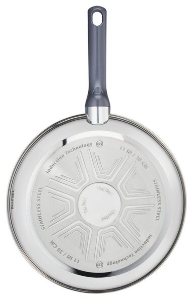 Τηγάνι Tefal G7313855 Daily Cook, 25 cm, Αντικολλητική επίστρωση, Θερμοσήμα, Επαγωγή, Ανοξείδωτο