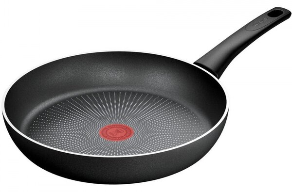 Τηγάνι Tefal C2920653 Force, 28 cm, Αντικολλητική επίστρωση, Thermo-signal, Induction, Μαύρο