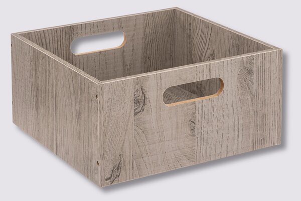 Κουτί Αποθήκευσης (31x31x15) F-V Wooden Grey 181267A