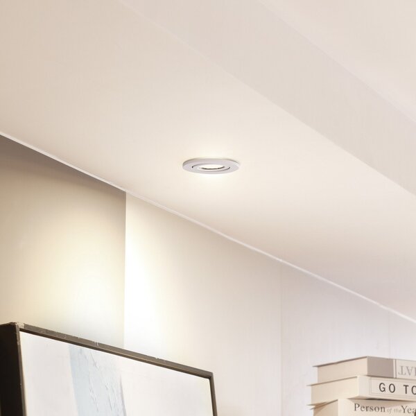 Arcchio LED downlight Eliar στρογγυλό λευκό CCT περιστρεφόμενο, ρυθμιζόμενος, Λευκό, Σαλόνι / τραπεζαρία, Αλουμίνιο, σύγχρονο