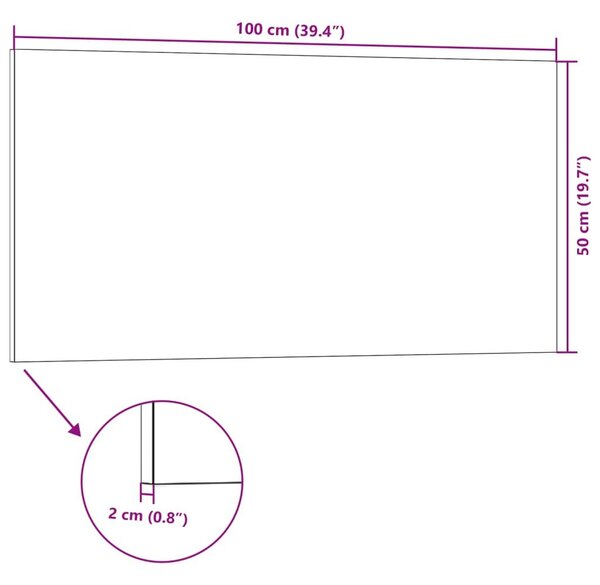 Πάνελ Τοίχου 3D 10 τεμ. Ανθρακί 100 x 50 EPS - Ανθρακί