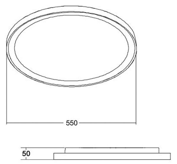 BRUMBERG Sunny Maxi LED φωτιστικό οροφής RC CCT λευκό