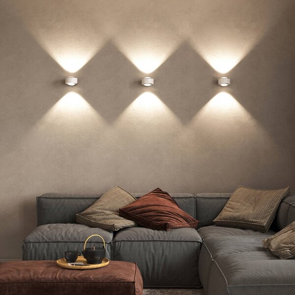 Puk Maxx Wall, LED, διαφανείς φακοί, λευκό ματ