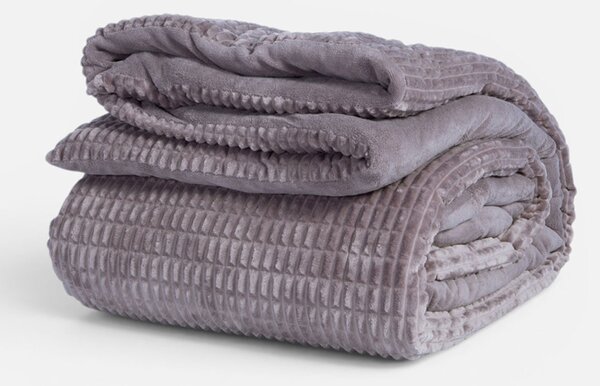 Κουβερτοπάπλωμα Μονό (160x220) Nef-Nef Homeware Elaisa D.Grey