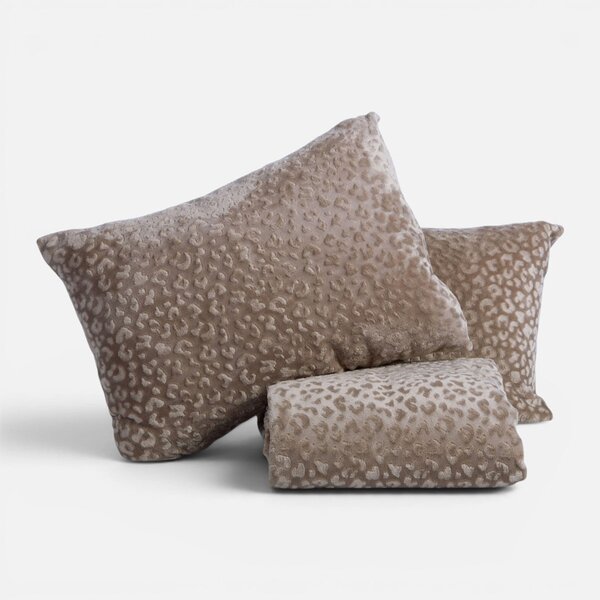 Παπλωματοθήκη Fleece Υπέρδιπλη (Σετ 240x220) Nef-Nef Homeware Wilden Greige