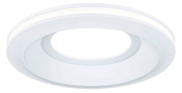 Paulmann LED χωνευτό φωτιστικό Sormus λευκό, Ø 10 cm, IP65, σετ 3 τεμαχίων, Λευκό, Μπάνιο, Πλαστικό, σύγχρονο, Εσοχή οροφής