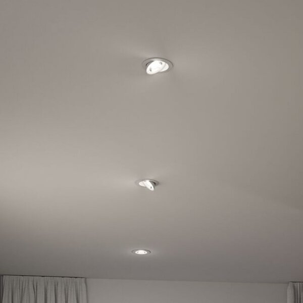 Paulmann LED χωνευτό φωτιστικό Aumus White Select CCT λευκό, σετ 3 τεμαχίων, ρυθμιζόμενος, Λευκό, Σαλόνι / τραπεζαρία, Αλουμίνιο, σύγχρονο, Εσοχή οροφής
