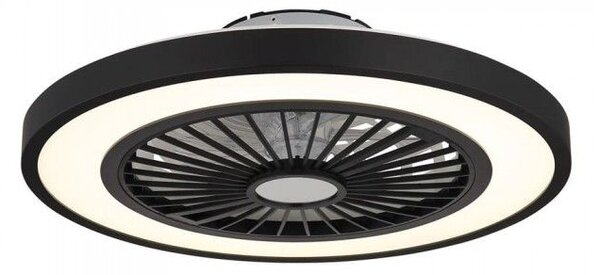 Ανεμιστήρας Οροφής LED 45W Μαύρο-Λευκό Dimmable Blizzak 03653 Globo Lighting 03653 Μαύρο