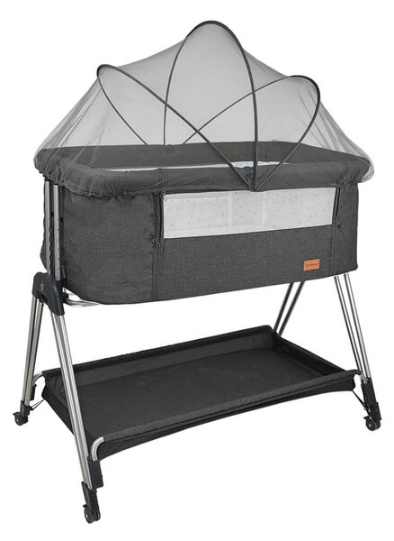 Λίκνο (0-6 Μηνών/Έως 9kg) Bebe Stars Pearl Graphite 845-186