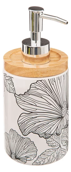 Dispenser Μπάνιου 400ml (8.1x7.5x18) F-V Black Flora 174698A