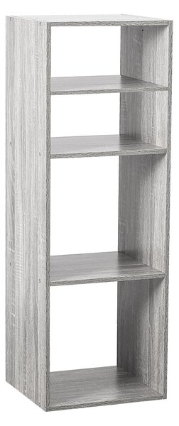 Βιβλιοθήκη Δαπέδου 4 Θέσεων (34.5x32x100.5) F-V Mix Grey 138927A
