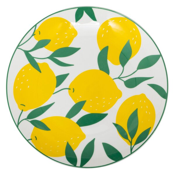 Πιάτο Φαγητού Ρηχό (Φ27) S-D Lemons 203411