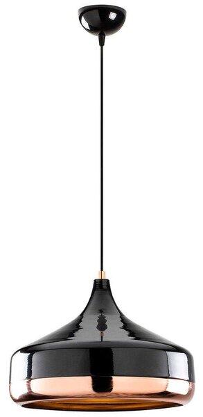 Φωτιστικό Οροφής Yildo 892OPV1771 Φ36x122cm E27 40W Black-Copper Opviq