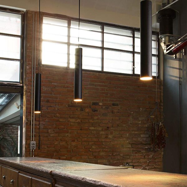 Φωτιστικό Κρεμαστό Ideal Lux Look SP1 Small 104928 Μαύρο