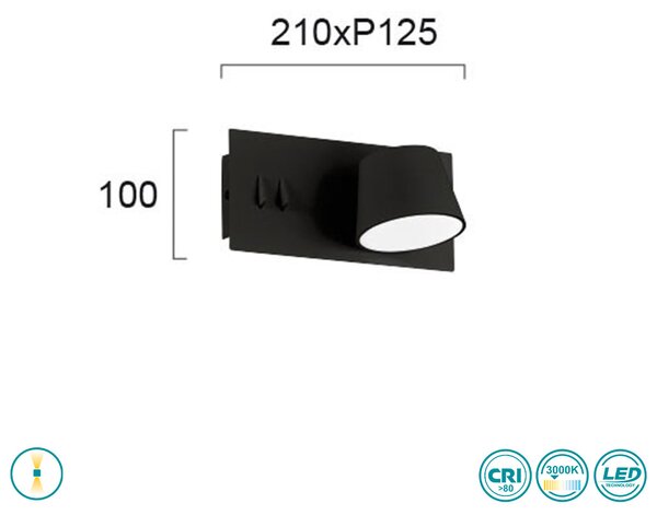 Απλίκα Viokef Sam 4243400 Μαύρη