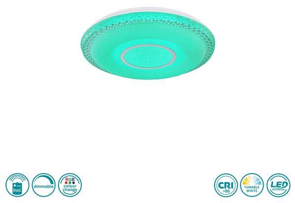 Φωτιστικό Οροφής Globo Lighting Klemens 48411-40RGB