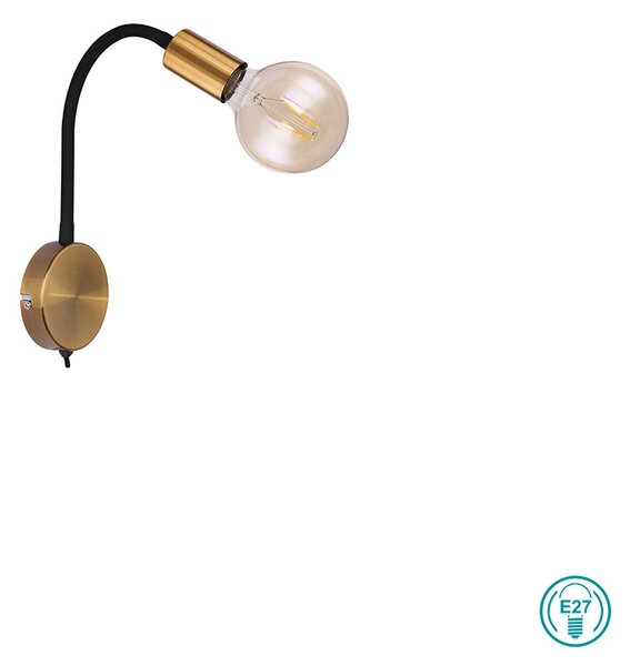 Απλίκα Globo Lighting Eddy 54010-1W Χρυσό