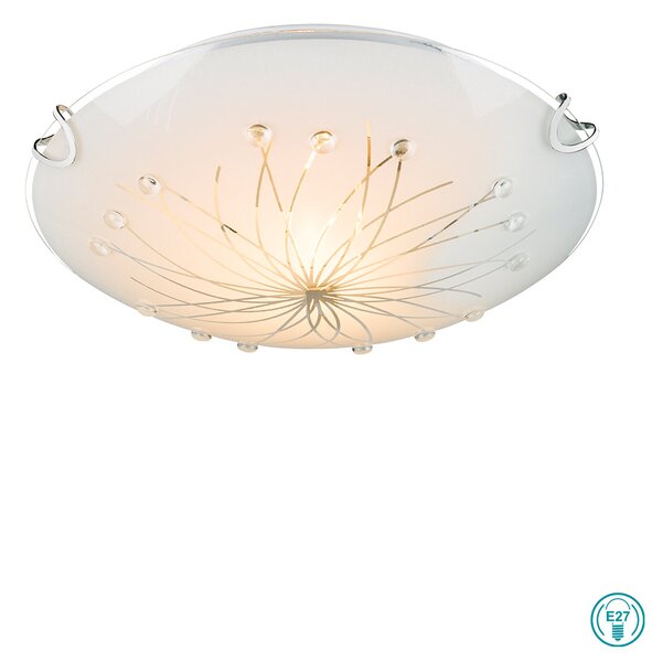 Φωτιστικό Οροφής Globo Lighting Calimero I 40402-1 Λευκό