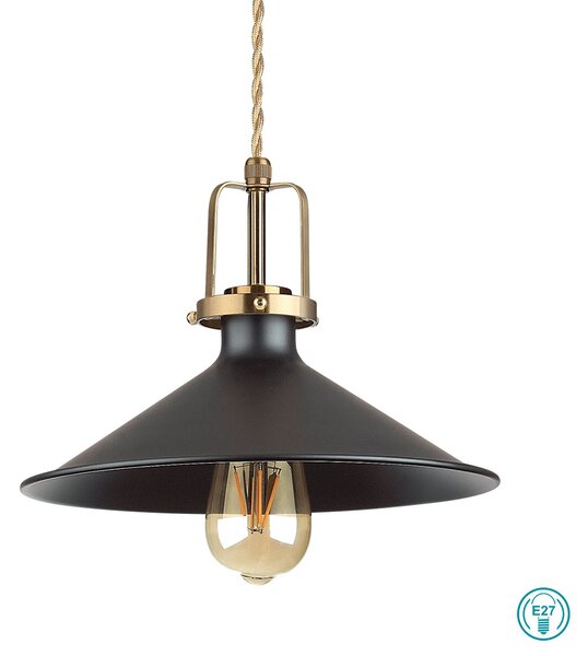Κρεμαστό Φωτιστικό Ideal Lux Eris 249070 Μαύρο