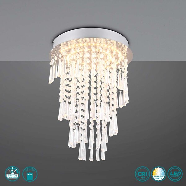 Φωτιστικό Οροφής RL Lighting Pomp R67341106 D30 Χρώμιο