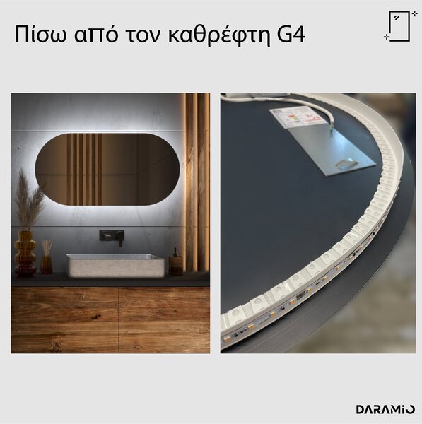 Άτυπος καθρέφτης με Φως LED G4