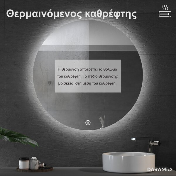 Άτυπος καθρέφτης με Φως LED G9