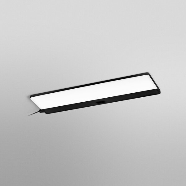 OSRAM Λάμπα LED Panel 30 x 10 cm μαύρη CCT DIM, ρυθμιζόμενος, Μαύρο, Κουζίνα, Πλαστικό
