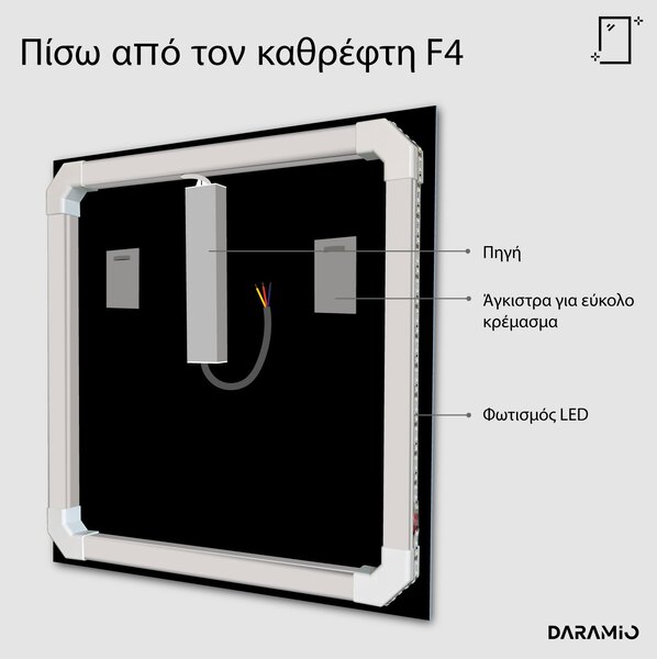 Καθρέφτης με Φως LED F4