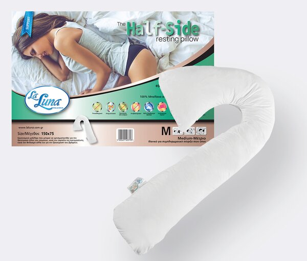 Μαξιλάρι Ύπνου Πολλαπλών Χρήσεων THE HALF SIDE PILLOW 150x75- La Luna