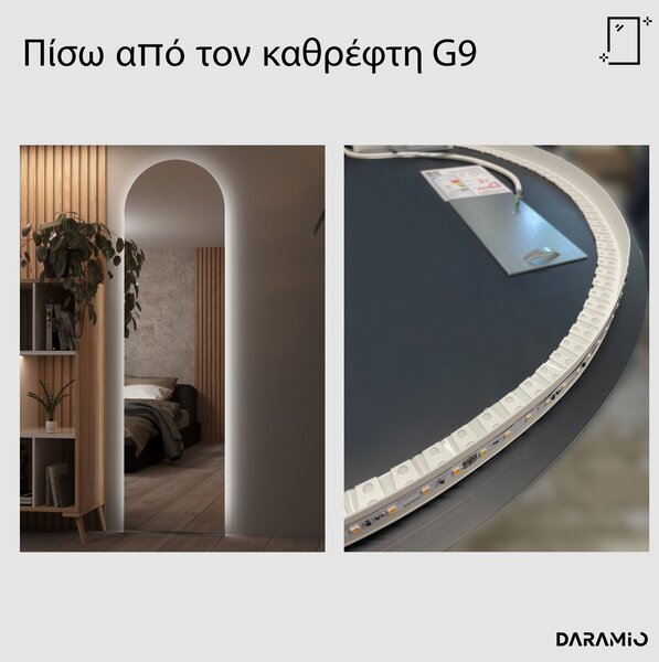 Άτυπος καθρέφτης με Φως LED G9