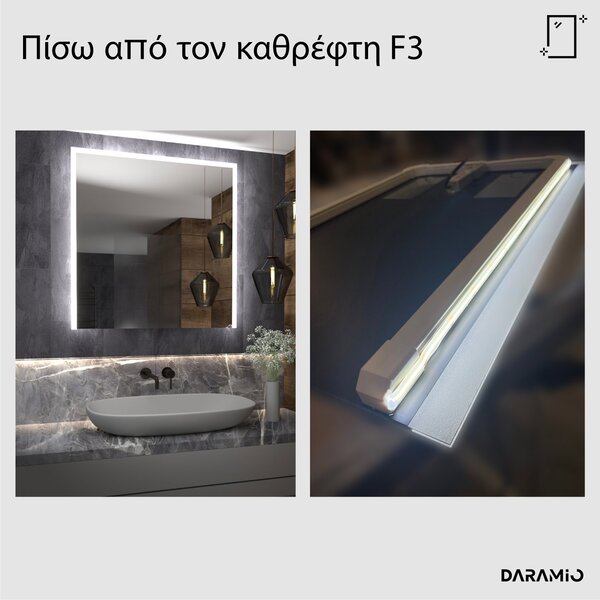 Καθρέφτης με Φως LED F3