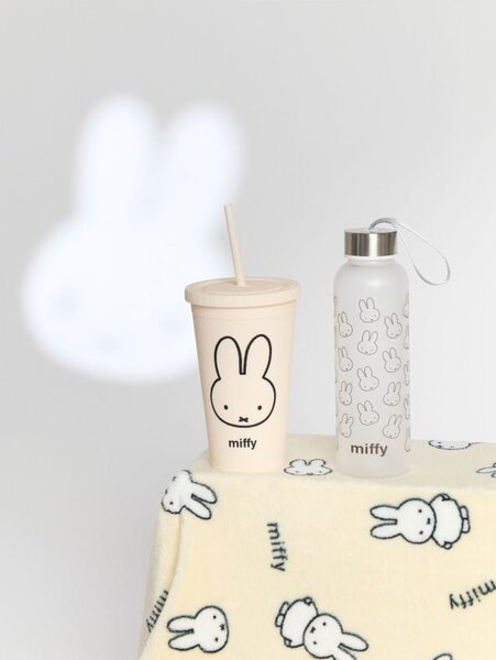 Sinsay - Κούπα με καπάκι και καλαμάκι Miffy - πολυχρωμο