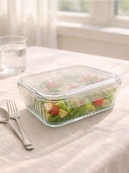Sinsay - Διαφανές lunch box με καπάκι - clear