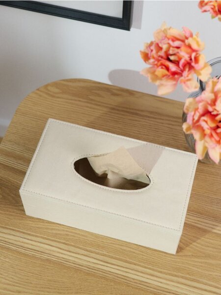 Sinsay - Κάλυμμα για κουτί για χαρτομάντιλα - μπεζ