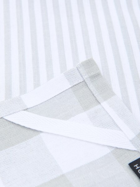 Sinsay - Βαμβακερές πετσέτες κουζίνας 3 pack - ανοιχτό γκρι