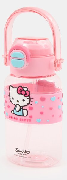 Sinsay - Μπουκάλι νερού με λαβή και καλαμάκι Hello Kitty - πολυχρωμο