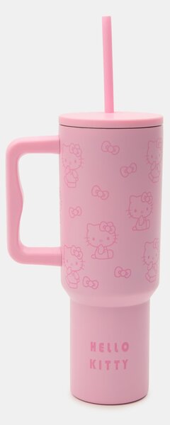 Sinsay - Θερμικό ποτήρι με λαβή και καλαμάκι Hello Kitty - πολυχρωμο