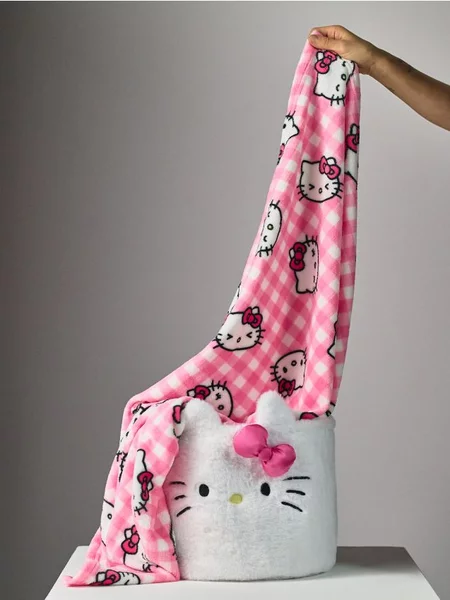 Sinsay - Παιδική κουβέρτα Hello Kitty - ροζ