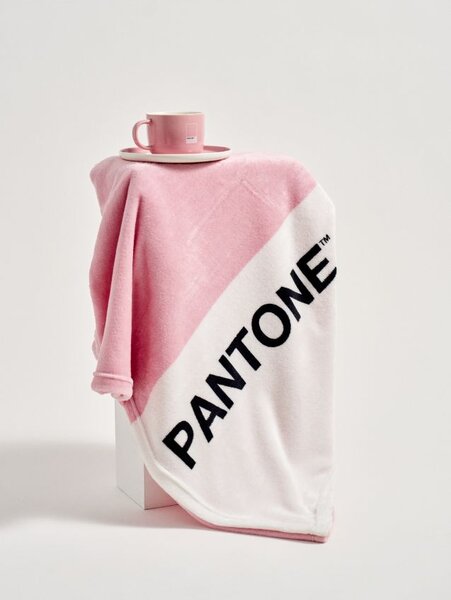 Sinsay - Κουβέρτα Pantone - ροζ παστελ
