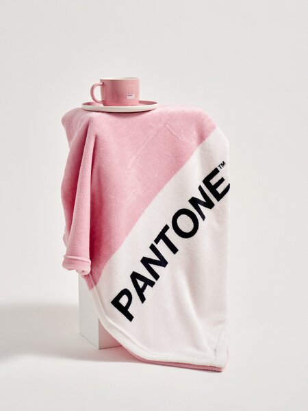Sinsay - Κουβέρτα Pantone - ροζ παστελ