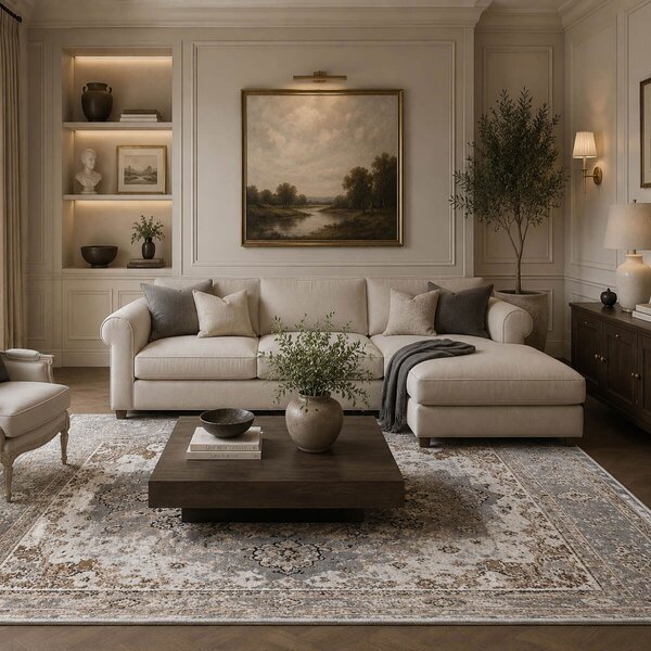 Χαλί (160x230) Polcarpet Estia 153 L.Brown/Grey