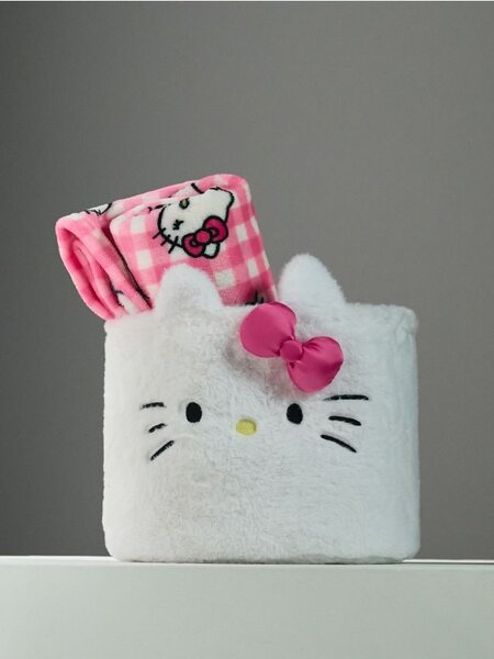Sinsay - Καλάθι αποθήκευσης Hello Kitty - λευκο