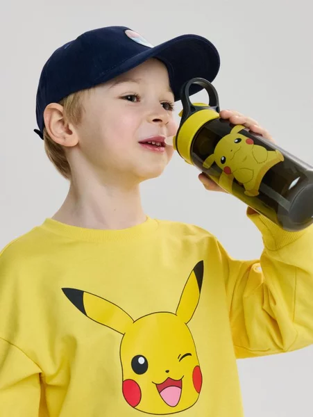 Sinsay - Μπουκάλι νερού με λαβή και καλαμάκι Pokémon - πολυχρωμο