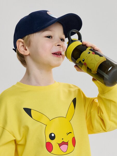 Sinsay - Μπουκάλι νερού με λαβή και καλαμάκι Pokémon - πολυχρωμο