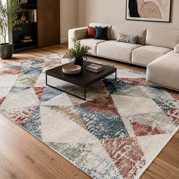 Χαλί (160x230) Polcarpet Allegra Valencia 547 L.Grey/Rose