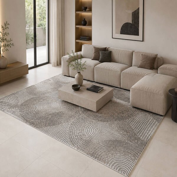 Χαλί (160x230) Polcarpet Estia 414 Cream Grey