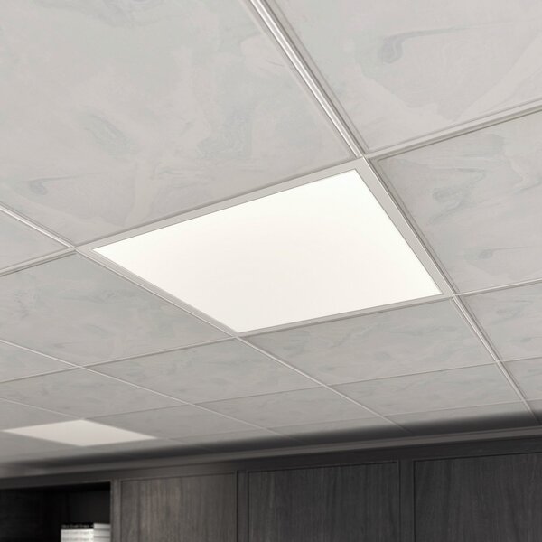 Arcchio LED πάνελ ένθετο Vinas, 62 cm, λευκό, αλουμίνιο, CCT, ρυθμιζόμενος, Λευκό, Μελέτη / Γραφείο, Πλαστικό