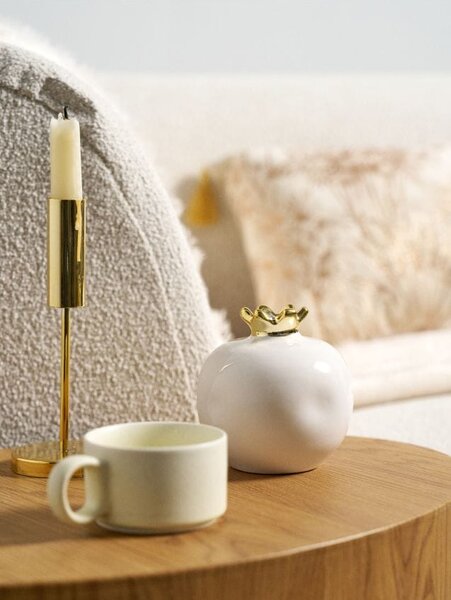 Sinsay - Διακοσμητικό δαπέδου σε σχήμα ροδιού - λευκο