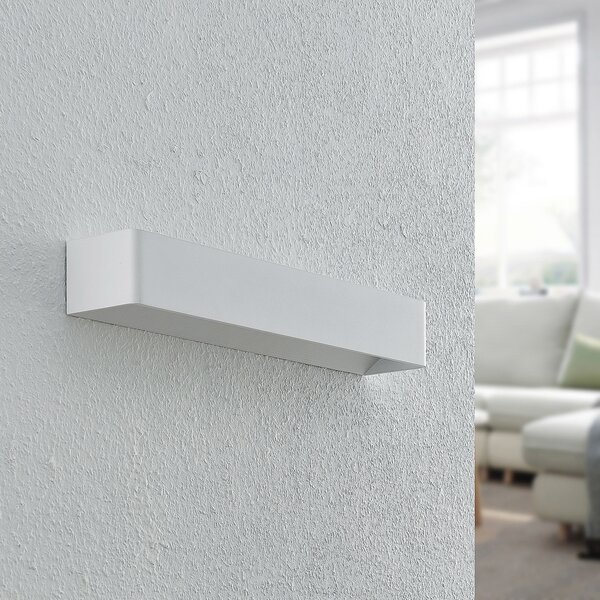 Arcchio LED απλίκι Karam, 53 cm, λευκό, μέταλλο, up/down, ρυθμιζόμενος, Λευκό, Σαλόνι / τραπεζαρία, Μέταλλο, σύγχρονο